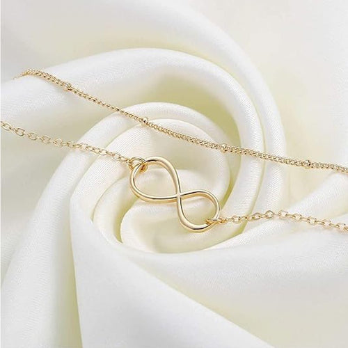 14K Gold Layered Bracelet - Adjustable Dainty Chain Bracelet for Women - Hippopotamus Barn