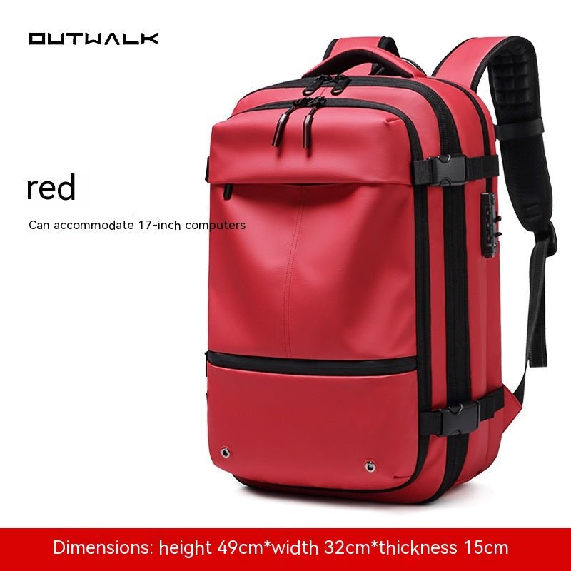 Large Capacity Waterproof Travel Backpack with Laptop Compartment | 56-75L - Hippopotamus Barn