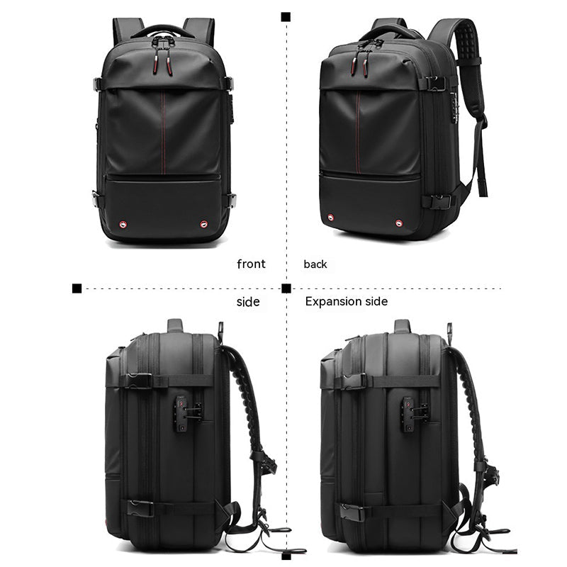 Large Capacity Waterproof Travel Backpack with Laptop Compartment | 56-75L - Hippopotamus Barn