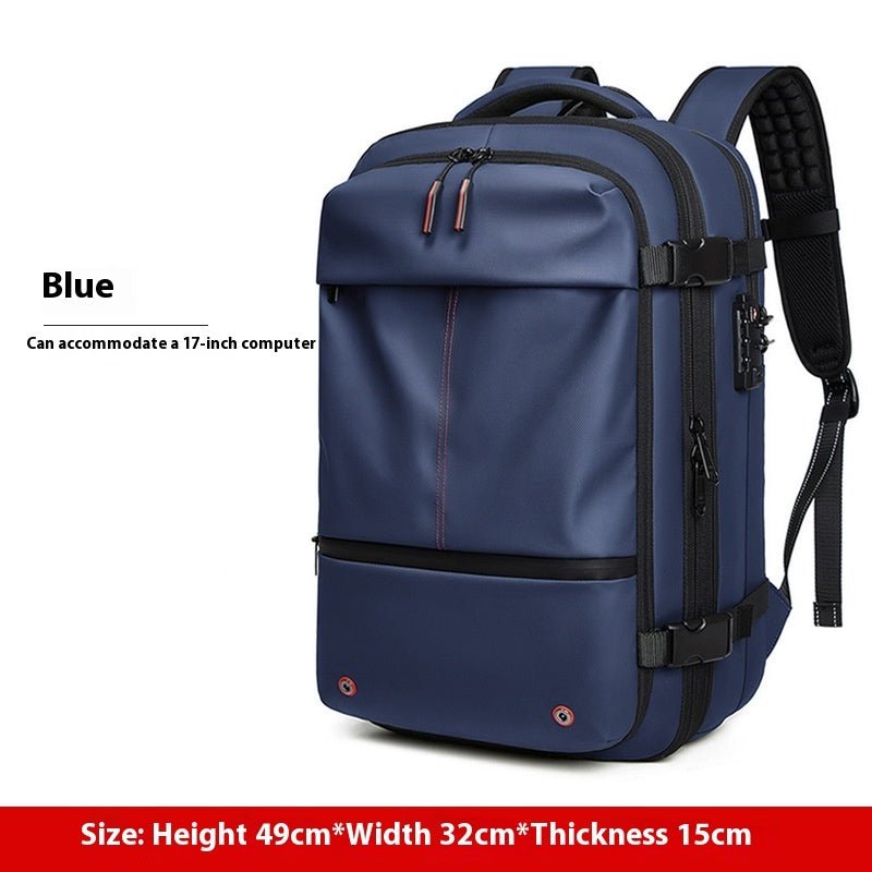 Large Capacity Waterproof Travel Backpack with Laptop Compartment | 56-75L - Hippopotamus Barn