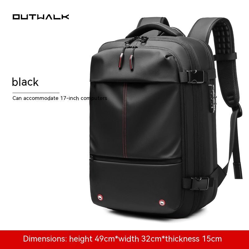 Large Capacity Waterproof Travel Backpack with Laptop Compartment | 56-75L - Hippopotamus Barn