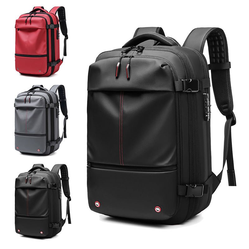 Large Capacity Waterproof Travel Backpack with Laptop Compartment | 56-75L - Hippopotamus Barn