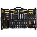 221 - Piece Mechanics Tool Set - Professional SAE & Metric Socket Set with Ratchet, Wrenches & Storage Case - Hippopotamus Barn
