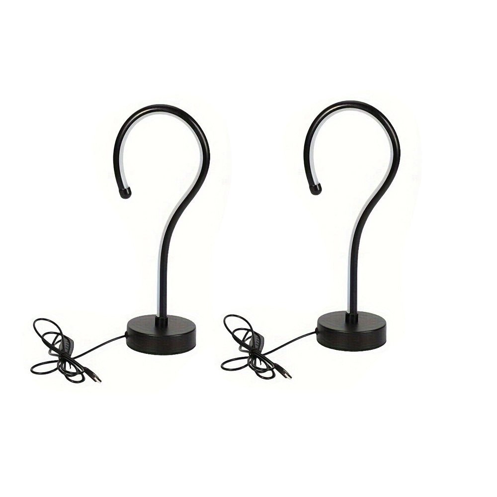 Creative Question Mark Shape Table Lamp, Three-color Dimming USB Desk Decor - Hippopotamus Barn
