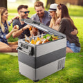 58 Quart Portable Car Refrigerator – 12V Dual Zone Compressor Fridge for Car, RV, Camping & Home - Hippopotamus Barn