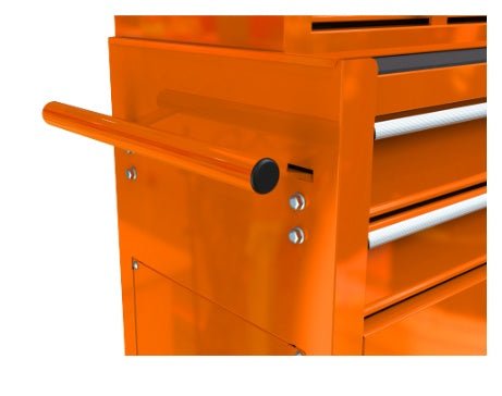 8 - Drawer Rolling Tool Chest with Wheels & Locking Drawers – Orange | 42.8" Steel Tool Cabinet - Hippopotamus Barn
