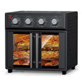 Air Fryer Toaster Oven 29.5 Qt - PlumChef Extra Large Convection Oven with French Doors - Hippopotamus Barn