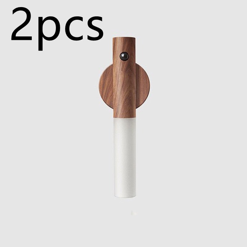 Wood USB Magnetic LED Night Light with Motion Sensor - Hippopotamus Barn