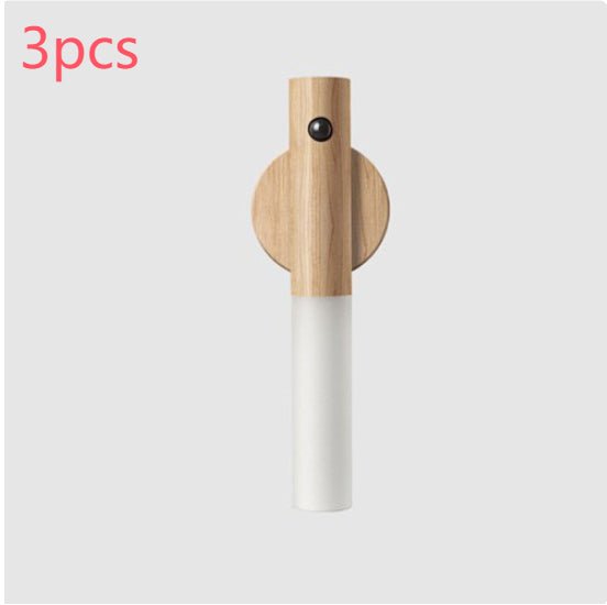 Wood USB Magnetic LED Night Light with Motion Sensor - Hippopotamus Barn