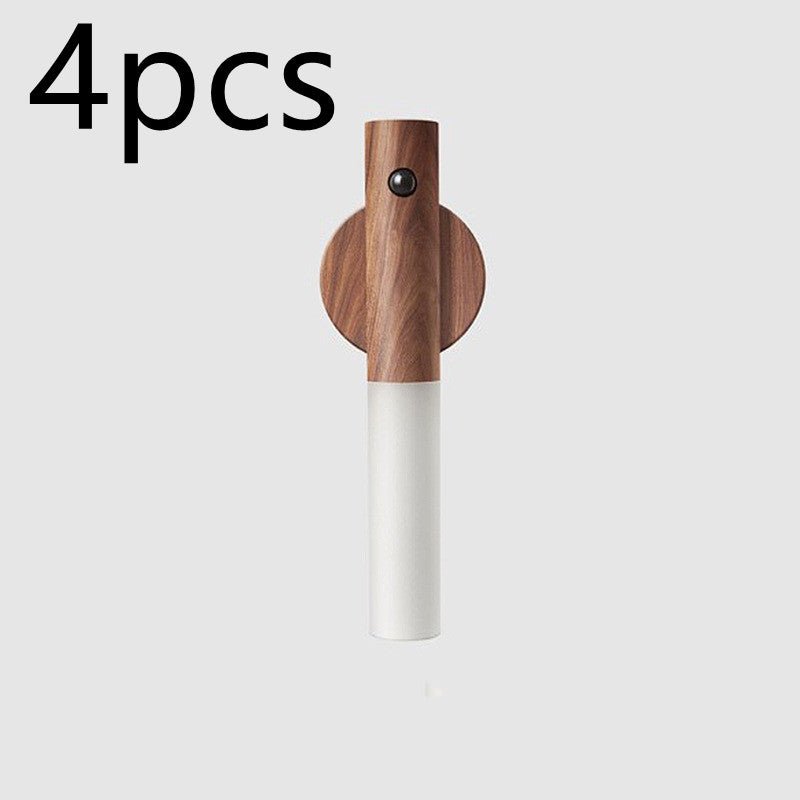 Wood USB Magnetic LED Night Light with Motion Sensor - Hippopotamus Barn