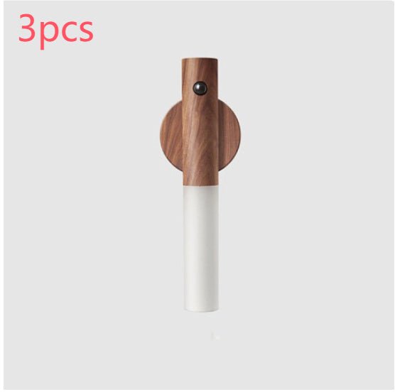 Wood USB Magnetic LED Night Light with Motion Sensor - Hippopotamus Barn