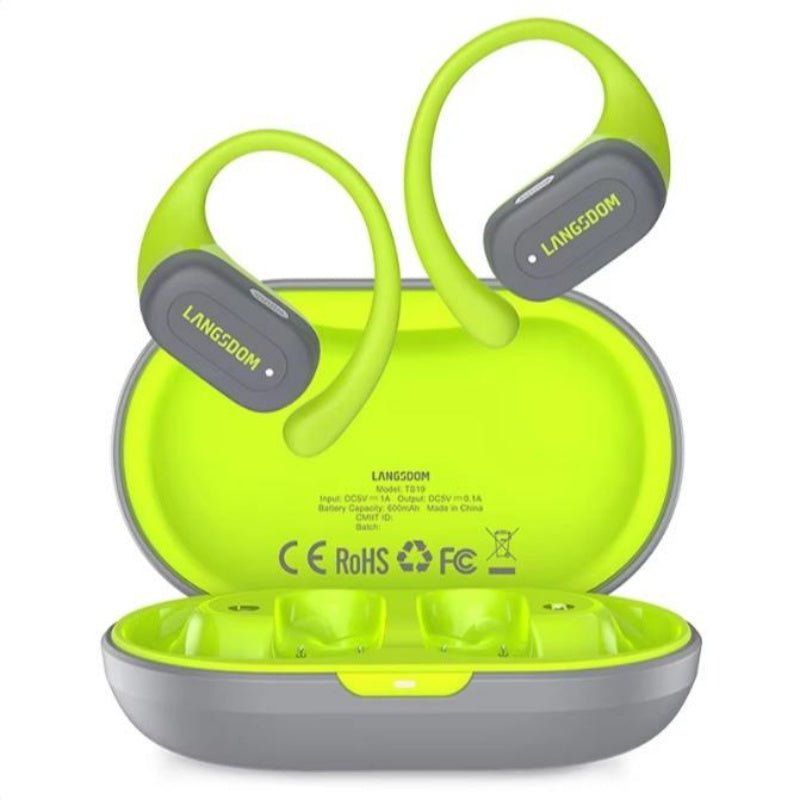 Bone Conduction Wireless Earbuds - Mini TWS Bluetooth Sport Headphones with Open - Ear Design - Hippopotamus Barn