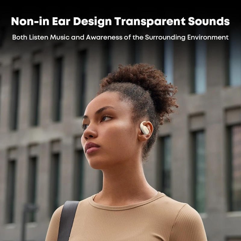 Bone Conduction Wireless Earbuds - Mini TWS Bluetooth Sport Headphones with Open - Ear Design - Hippopotamus Barn