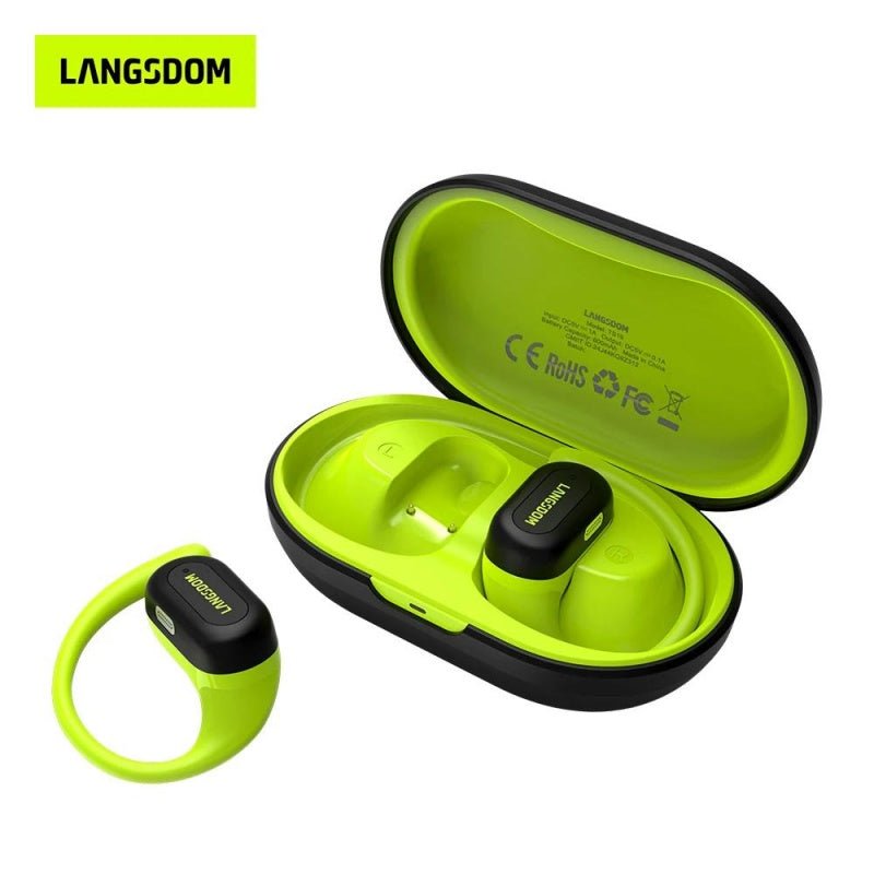 Bone Conduction Wireless Earbuds - Mini TWS Bluetooth Sport Headphones with Open - Ear Design - Hippopotamus Barn