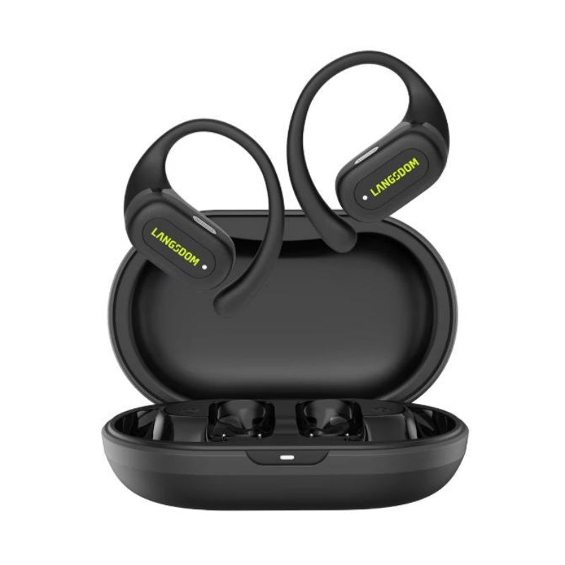 Bone Conduction Wireless Earbuds - Mini TWS Bluetooth Sport Headphones with Open - Ear Design - Hippopotamus Barn