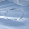 Butterfly Anklet for Women - Delicate Summer Ankle Bracelet with Adjustable Chain - Hippopotamus Barn