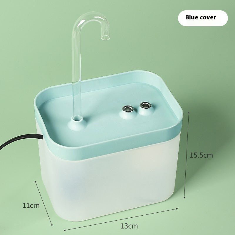 Cat Water Fountain – Silent Automatic Circulation Pet Dispenser - Hippopotamus Barn