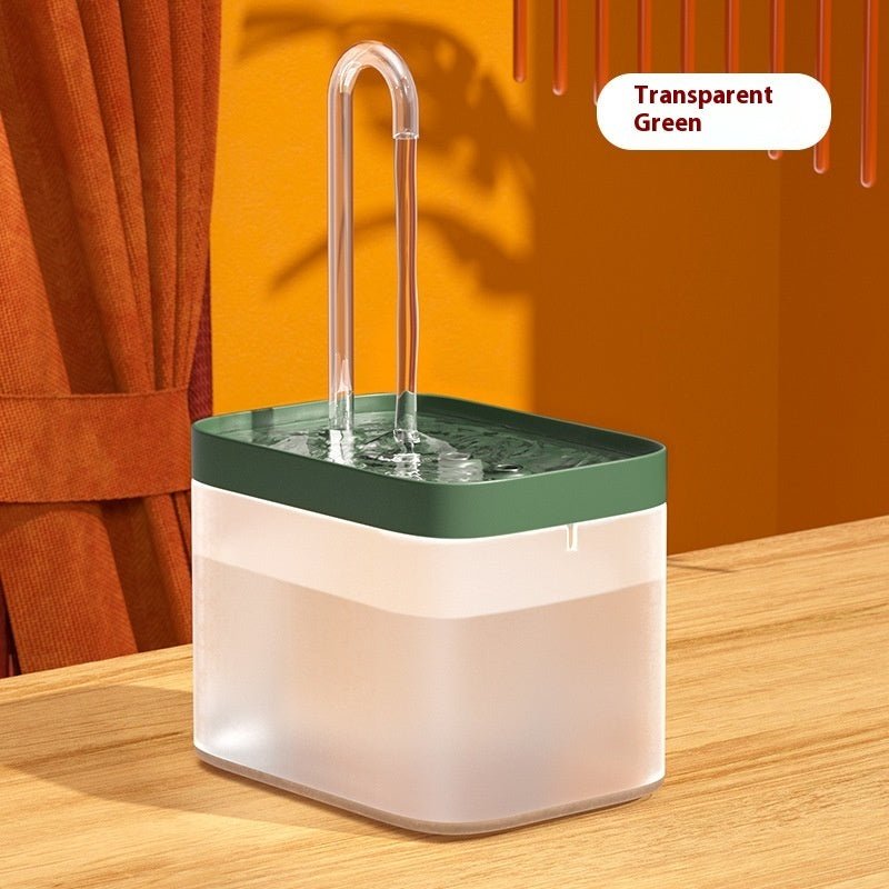Cat Water Fountain – Silent Automatic Circulation Pet Dispenser - Hippopotamus Barn