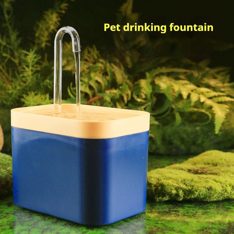 Cat Water Fountain – Silent Automatic Circulation Pet Dispenser - Hippopotamus Barn