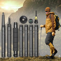 Change to: 7 - in - 1 Tactical Hiking Stick - Collapsible Aluminum Trekking Pole (55") - Hippopotamus Barn