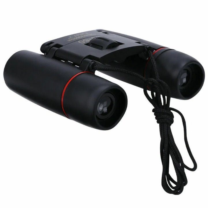 Compact Binoculars 30x60 Zoom - Folding Travel Telescope for Hunting Bird Watching - Hippopotamus Barn