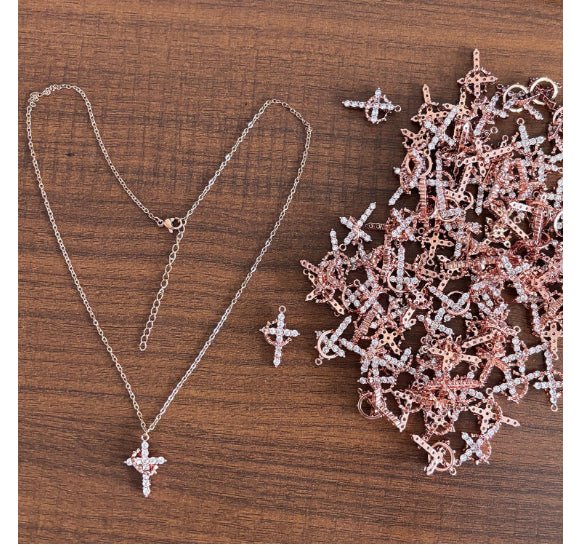 Crown & Pendant Necklace – Gold, Silver & Rose Gold | Unisex Fashion Jewelry - Hippopotamus Barn