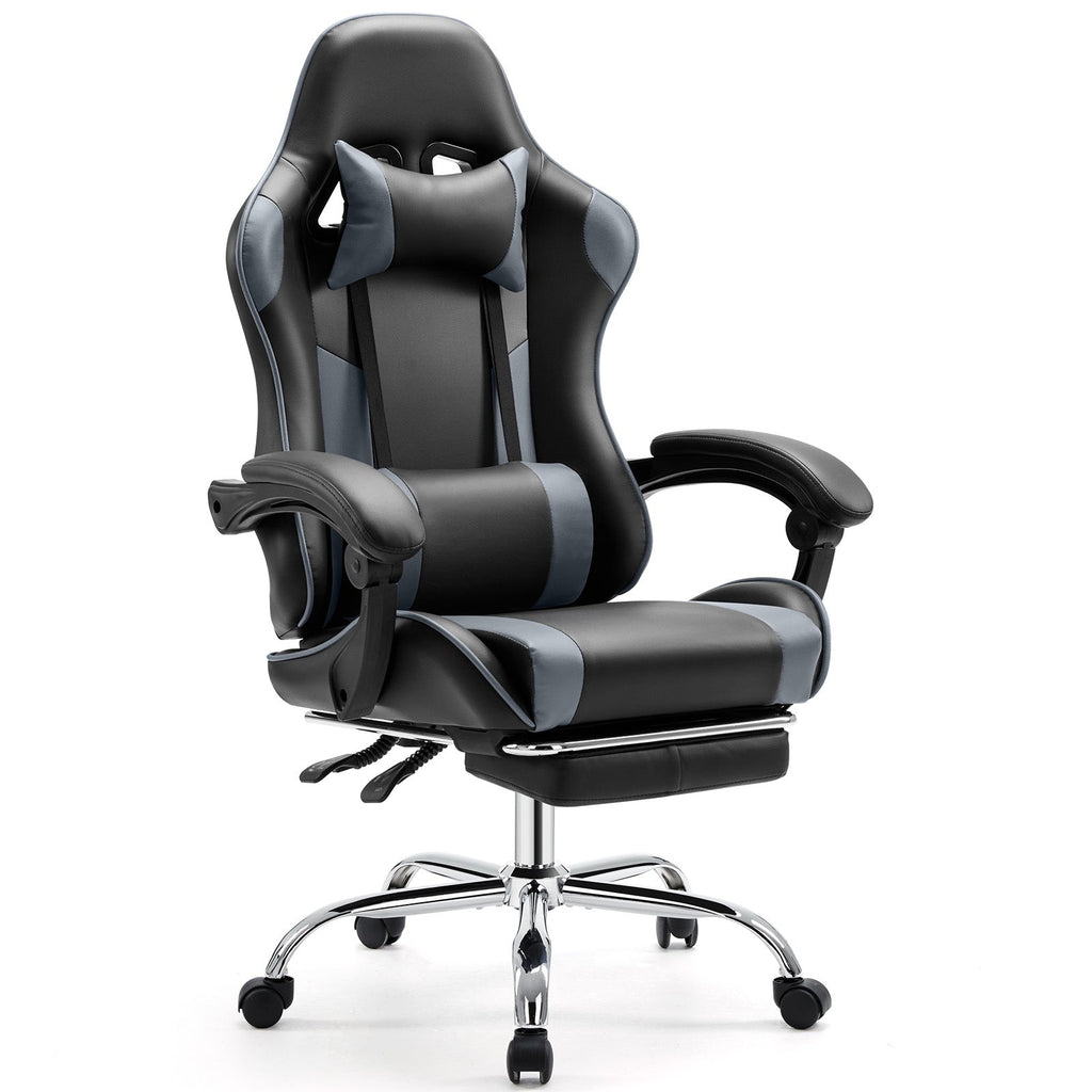 Ergonomic Gaming Chair with Lumbar Support - High Back Office Chair - Hippopotamus Barn