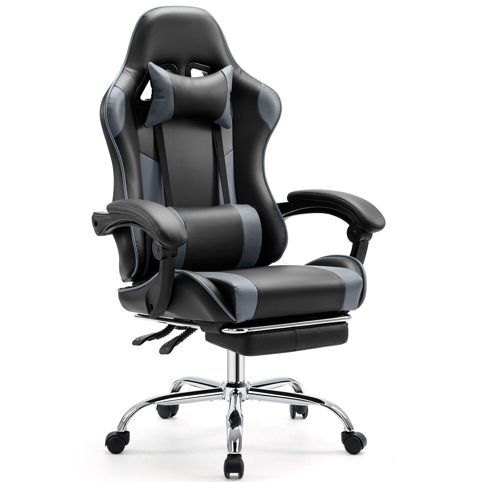 Ergonomic Gaming Chair with Lumbar Support - High Back Office Chair - Hippopotamus Barn