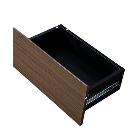 Extendable Coffee Table with 2 Drawers - Adjustable Length Wood Center Table for Living Room - Hippopotamus Barn