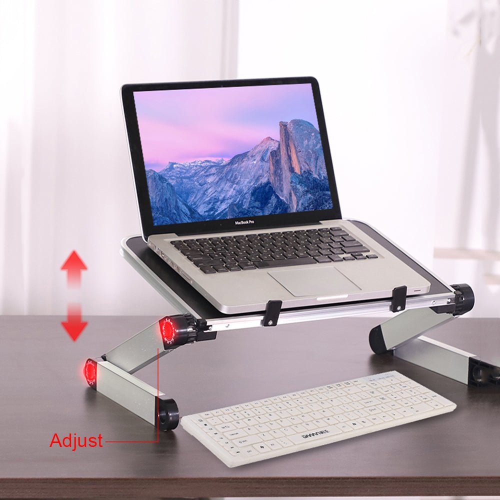 Foldable Laptop Stand – Adjustable Ergonomic Desk & Tablet Holder - Hippopotamus Barn