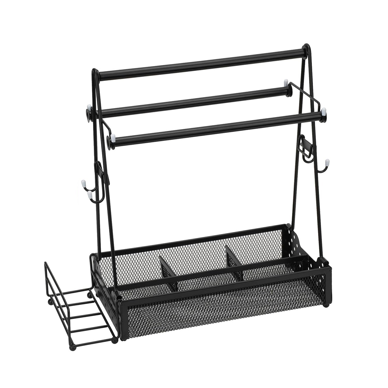 Grill Caddy Organizer with Paper Towel Holder - BBQ Utensil Caddy - Hippopotamus Barn