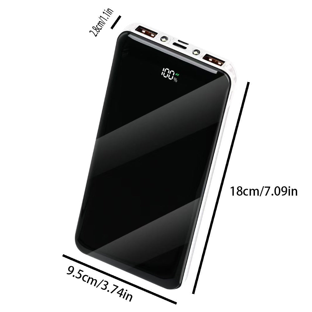 High - Capacity Portable Power Bank - Fast Charging, 10000mAh - Hippopotamus Barn