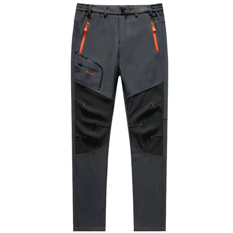 Men's Tactical Outdoor Pants - Waterproof Windproof Hiking Cargo Pants with Stretch - Hippopotamus Barn