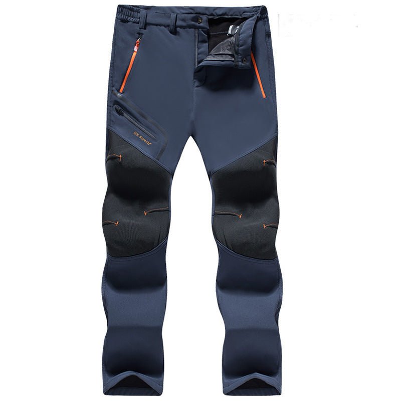 Men's Tactical Outdoor Pants - Waterproof Windproof Hiking Cargo Pants with Stretch - Hippopotamus Barn