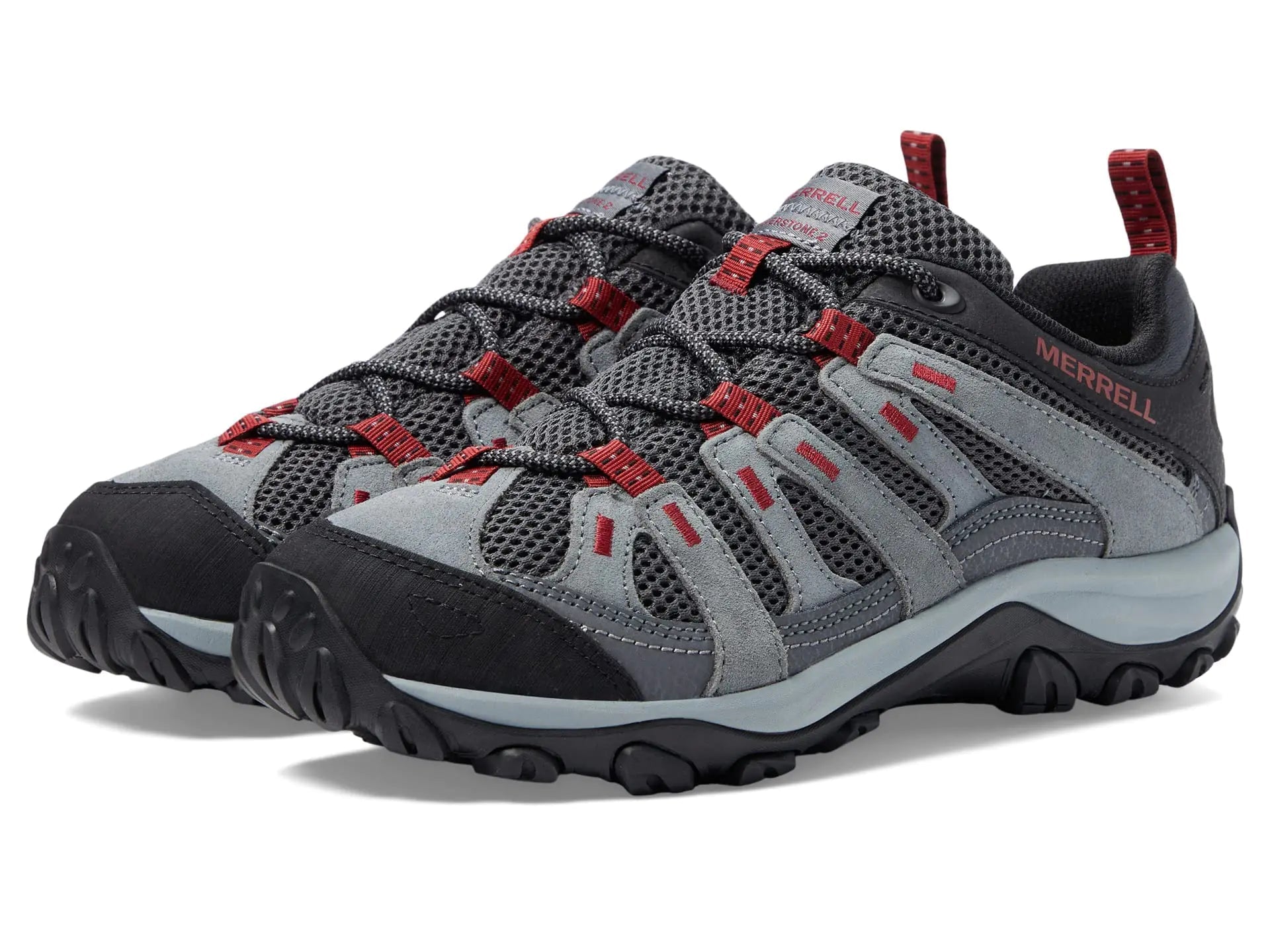 Merrell Mens Alverstone 2 Hiking Shoe Granite/DAHL 8 - Hippopotamus Barn