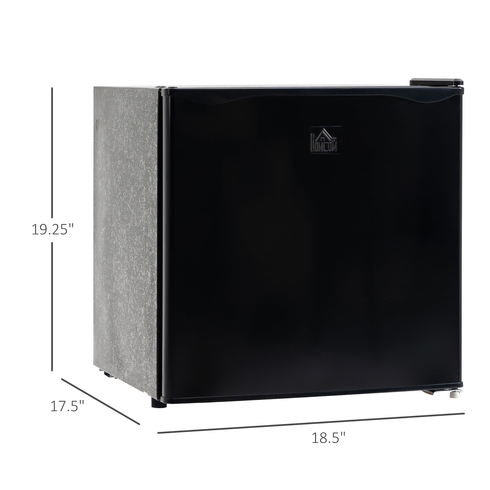 Mini Freezer 1.1 Cu Ft - Compact Upright Freezer for Apartment, Dorm, Office - Black - Hippopotamus Barn
