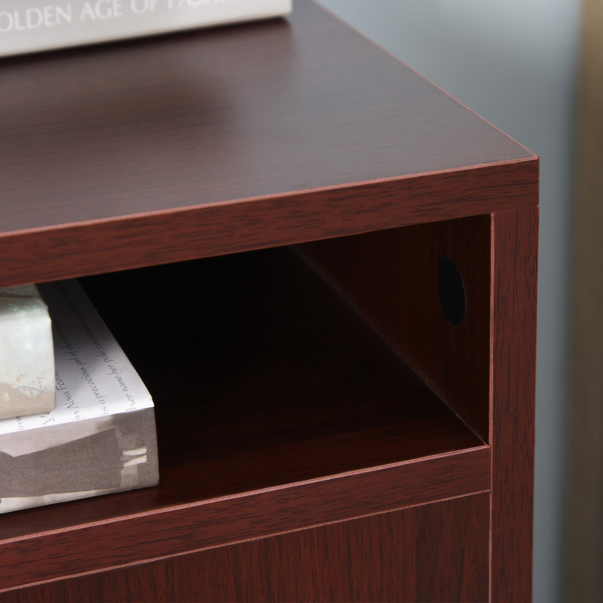 Mobile Printer Stand with Storage - Rolling File Cabinet with Drawers and Wheels - Hippopotamus Barn