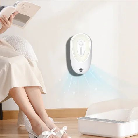 Pet Odor Eliminator for Litter Boxes | Smart Air Purifier & Sterilizer - Hippopotamus Barn