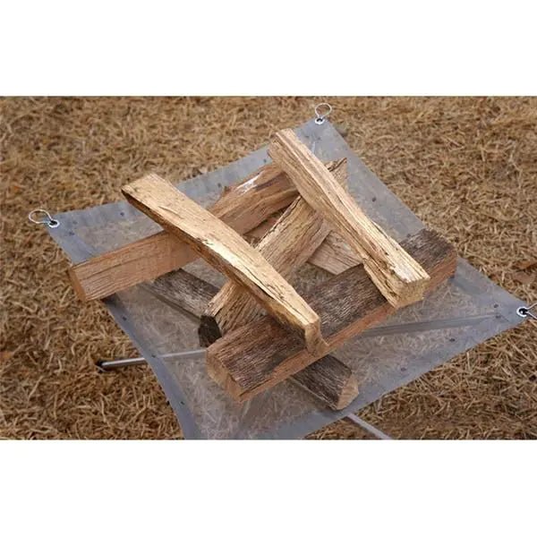 Portable Outdoor Fire Pit and BBQ Grill | 2 - in - 1 Compact Wood & Charcoal Station - Hippopotamus Barn