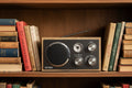 Victrola Wooden Desktop FM Radio with Bluetooth | Farmhouse Shiplap Grey - Hippopotamus Barn