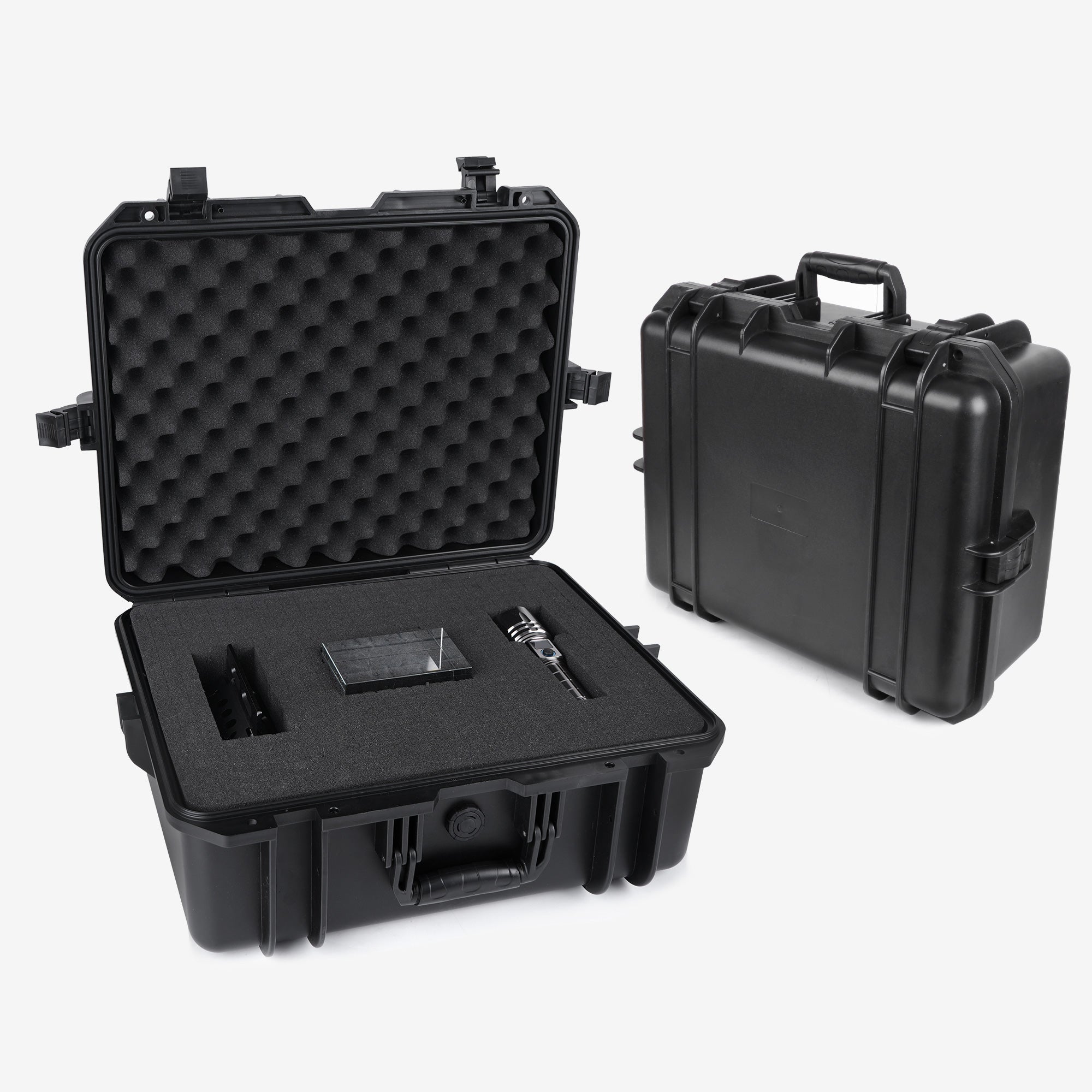 Waterproof Hard Case with Foam - IP67 Protective Equipment Case for Cameras & Gear - Hippopotamus Barn