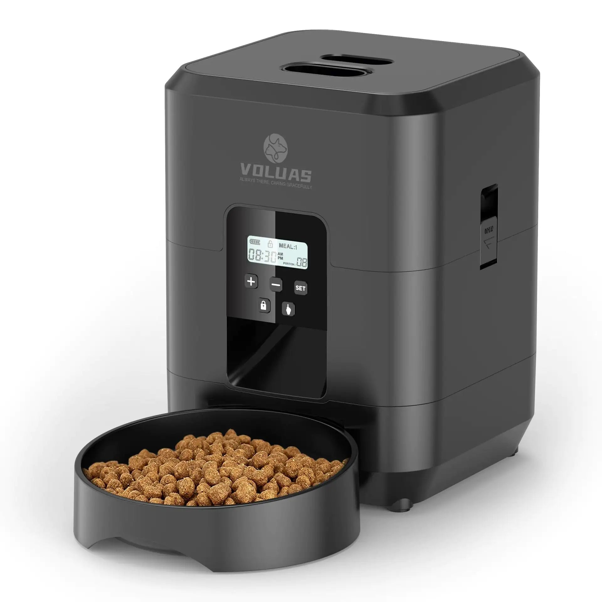 WiFi Smart Pet Feeder – Remote App Control, Timed Quantitative Feeding & Dual Power Backup - Hippopotamus Barn