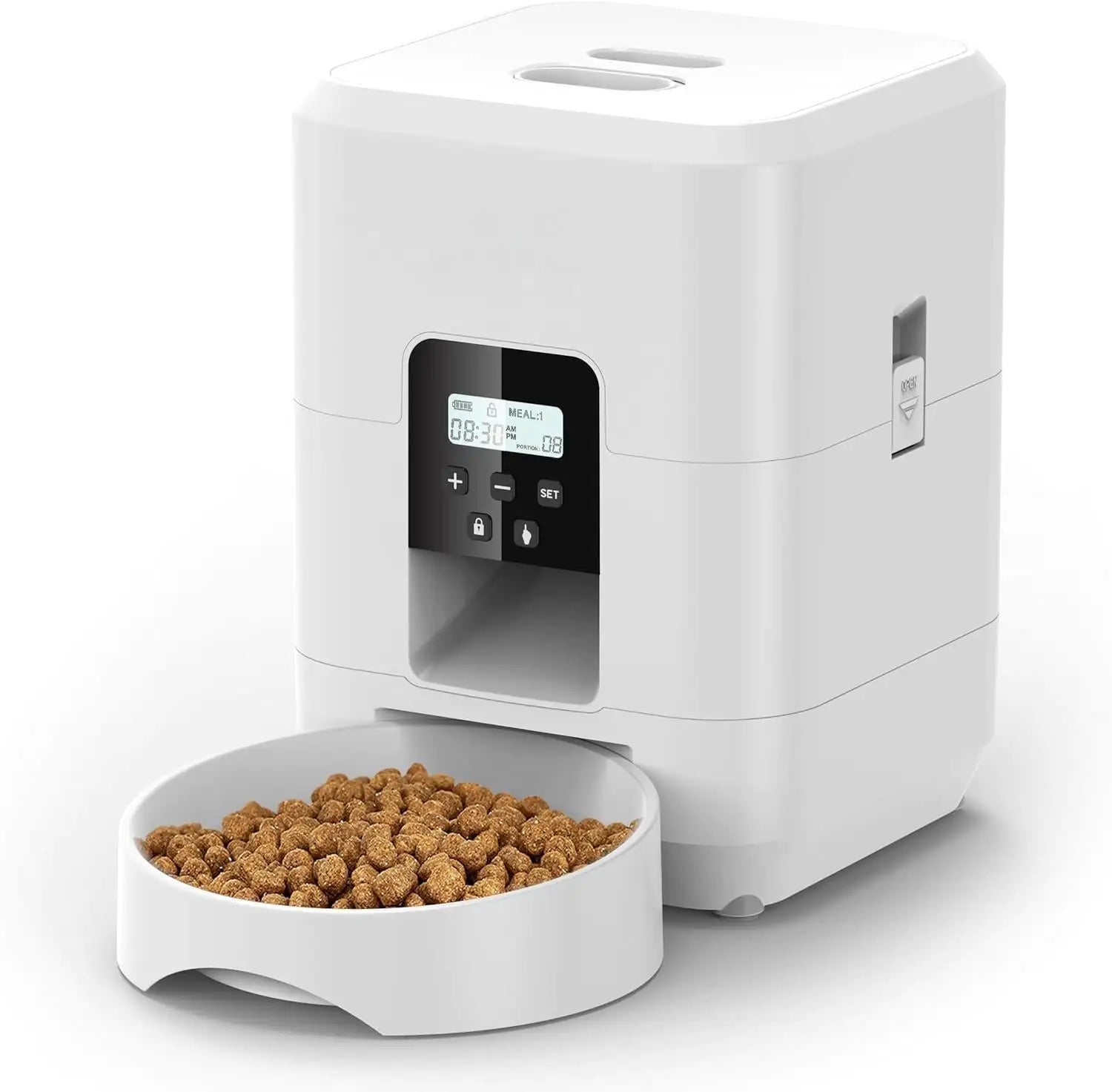 WiFi Smart Pet Feeder – Remote App Control, Timed Quantitative Feeding & Dual Power Backup - Hippopotamus Barn