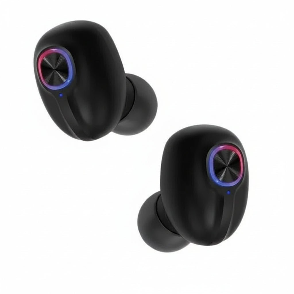 Wireless Earbuds Bluetooth 5.0 - IPX7 Waterproof TWS with Noise Canceling & Charging Case - Hippopotamus Barn