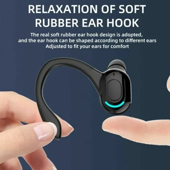 Wireless Earbuds Bluetooth 5.1 - Sport Ear Hook Headphones with Stereo Sound - Hippopotamus Barn