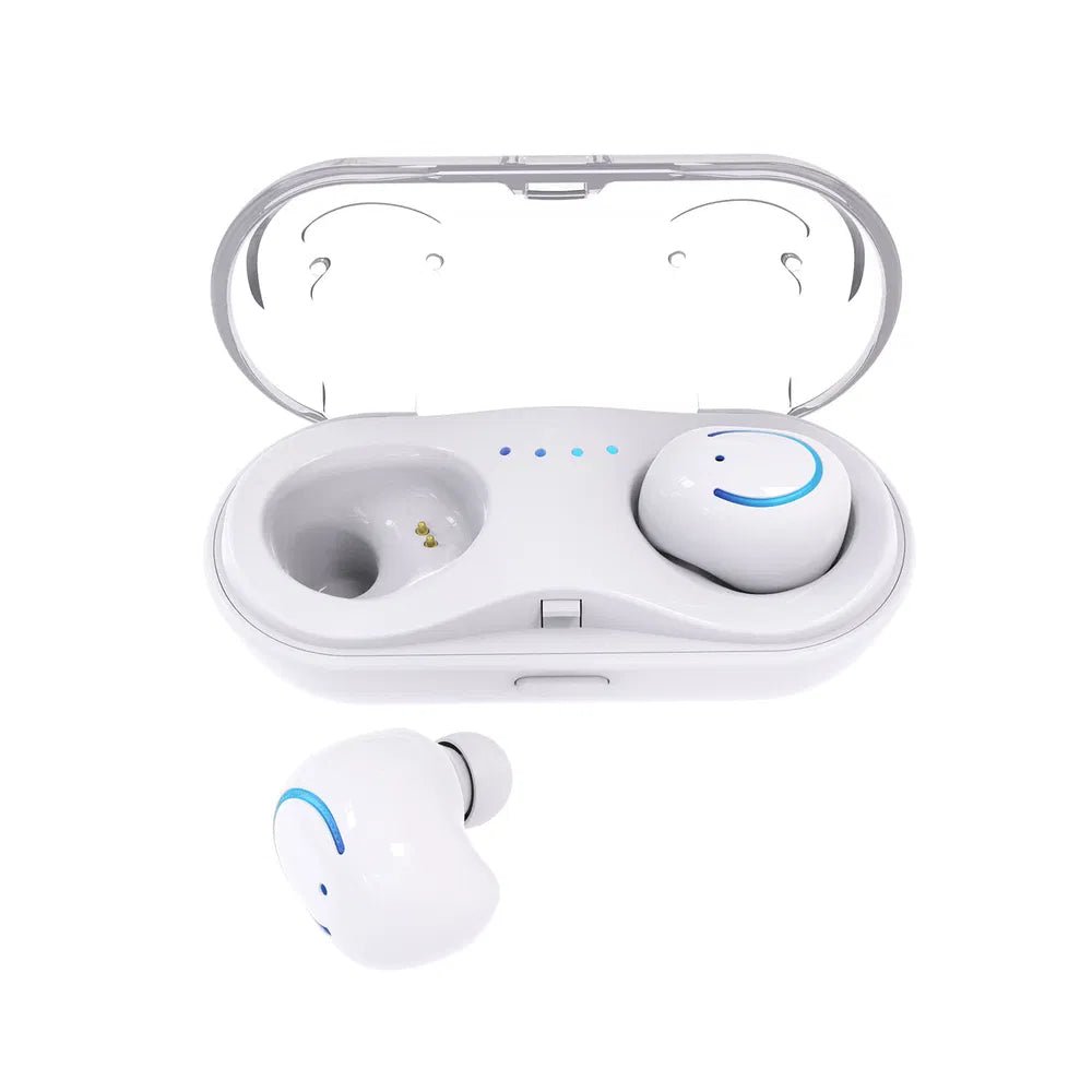 Wireless Earbuds TWS Stereo Bluetooth Earphones with Charging Case - Hippopotamus Barn
