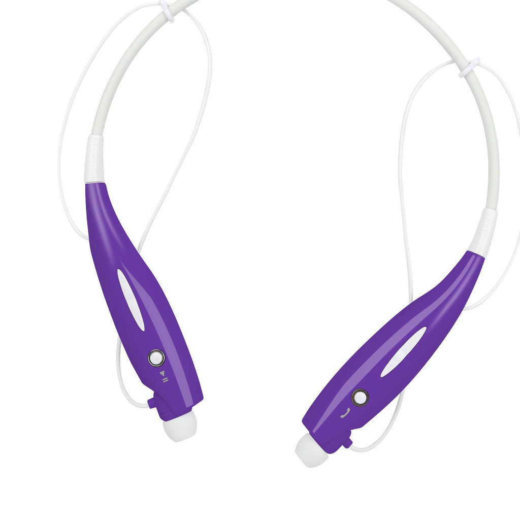 Wireless Neckband Headphones - IPX4 Waterproof Magnetic Sport Earbuds with Mic - Hippopotamus Barn