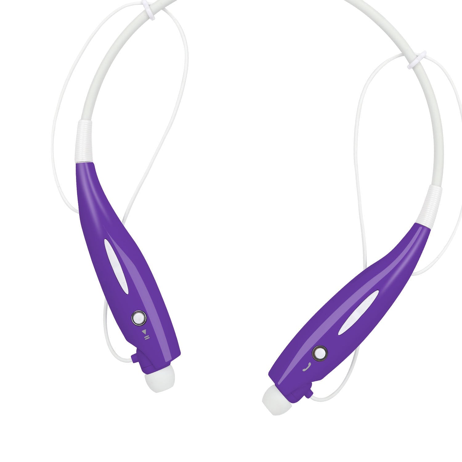 Wireless Neckband Headphones - IPX4 Waterproof Magnetic Sport Earbuds with Mic - Hippopotamus Barn