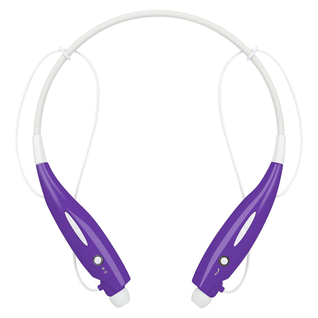 Wireless Neckband Headphones - IPX4 Waterproof Magnetic Sport Earbuds with Mic - Hippopotamus Barn