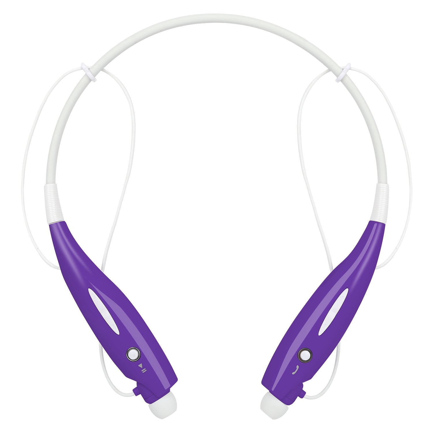Wireless Neckband Headphones - IPX4 Waterproof Magnetic Sport Earbuds with Mic - Hippopotamus Barn